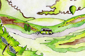 Campervan Illustration